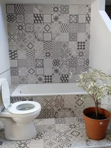 CERAMICA CALCAREO GRIS 56x56 LOURDES 1era - Imagen 2