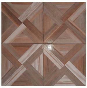CERAMICA MADERA ENTRAMADA MARRON 35X35 LOURDES 1era - Imagen 2