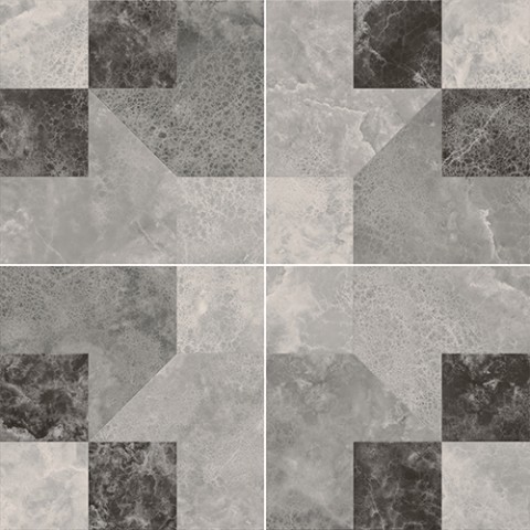 CERAMICA SOFIA NEGRO 46x46 ALLPA 1ra - Imagen 2