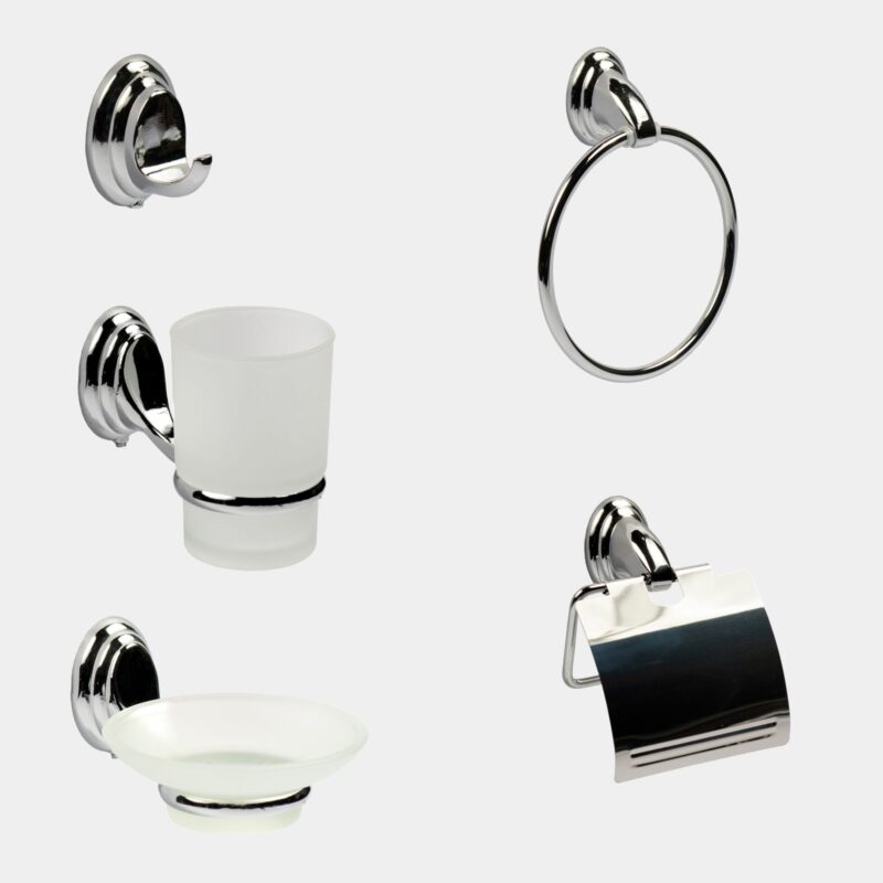 ACCESORIOS Cromados Roma 5 pz